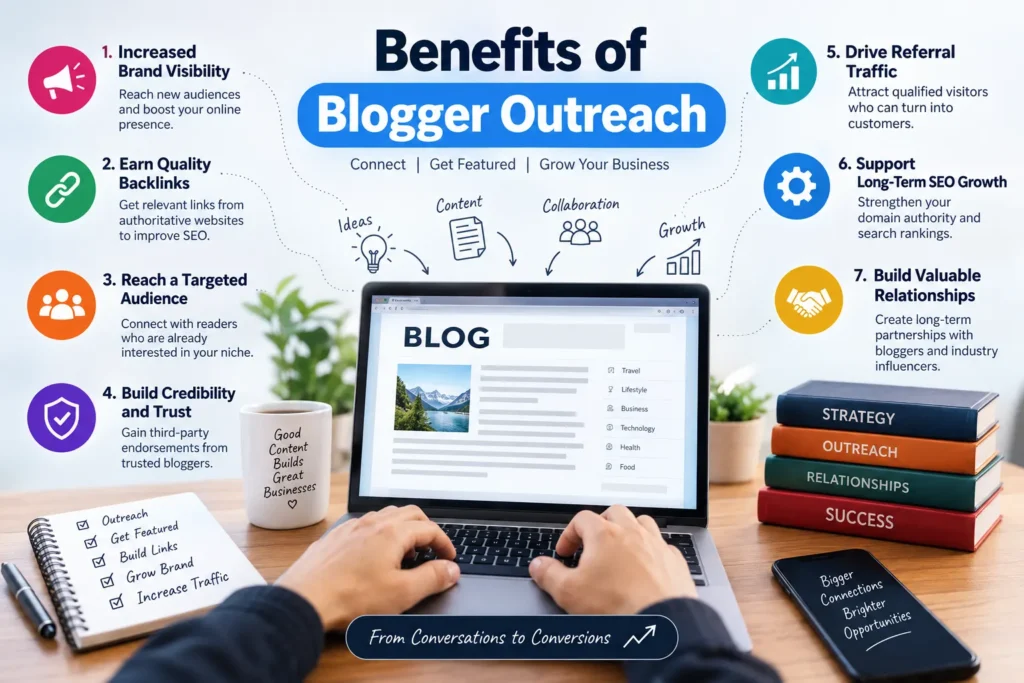 Benefits of blogger outreach for business and SEO