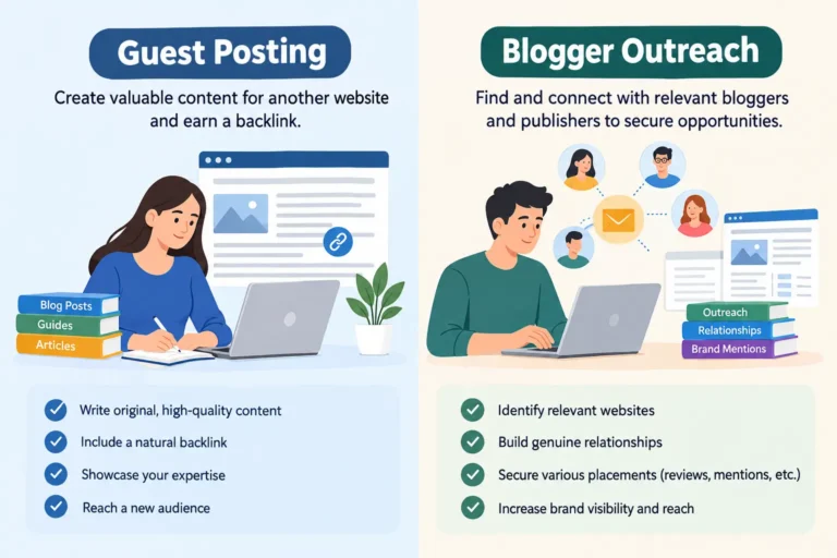 The difference between guest posts and blogger outreach
