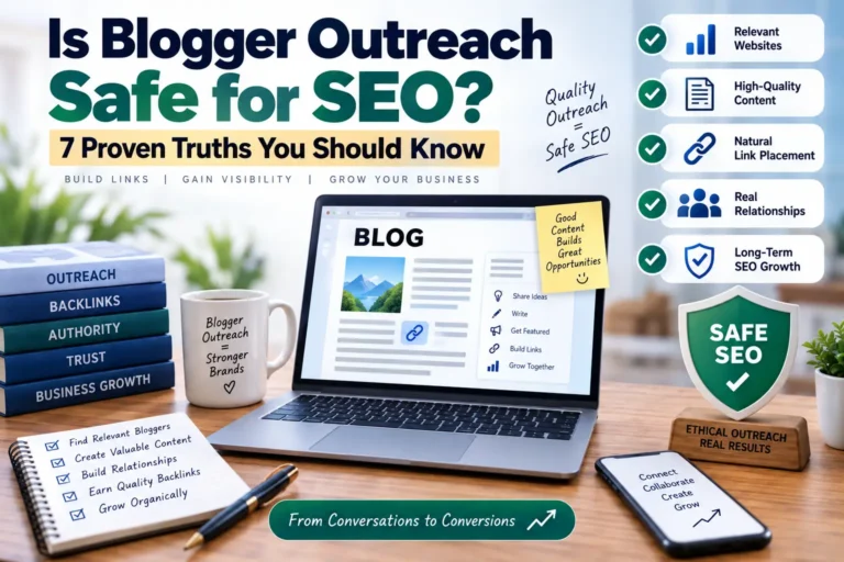 Is Blogger Outreach Safe for SEO